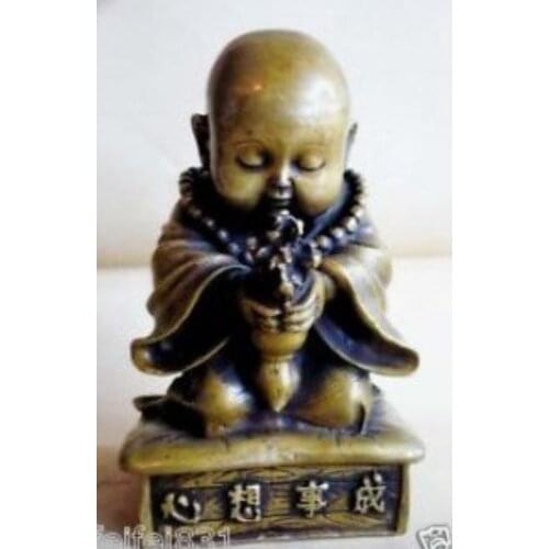 Brass small bonze godliness Buddha statue Free shipping