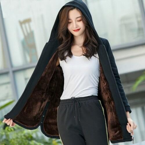 Oversized Hoodies Women Coat Warm Fleece Sweatshirt Overweight Hooded Hoodie Free Shipping Plus Size Jacket Autumn Fashion New