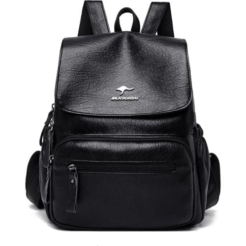 Retro High Quality Women Backpack Bag Luxury Ladies Designer Brand Backpack Large Capacity School Bags For Teens Girls 2021