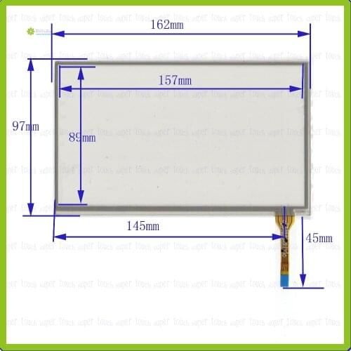 ZhiYuSun 2PCS/Lot 162mm*97mm A2286C 7inch touch screen Sensor panel162*97 Glass FreeShipping thiscurrency used GPS CAR for VX610