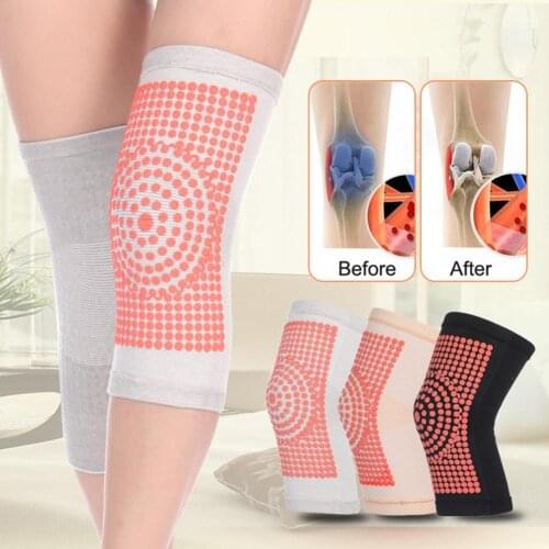 1 Pair Self-heating Thermal Therapy Knee Pad Brace Support Arthritis Protector
