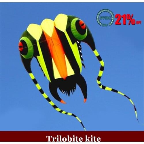 1PC 16 sqm Trilobite Kite Outdoor Sport Dolphins Kites Easy to Fly Frameless flying toys, soft kite, show kite, Lifter
