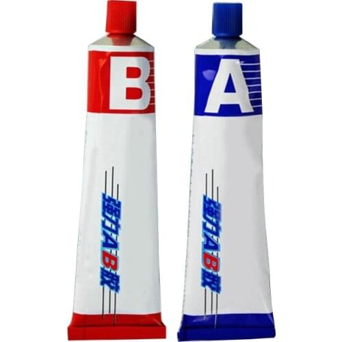 2Pcs AB Glue Strong Adhesive Gel Industrial Heat Resistance Cold Weld Metal Repair Paste A&B Adhesive Gel AB Glue