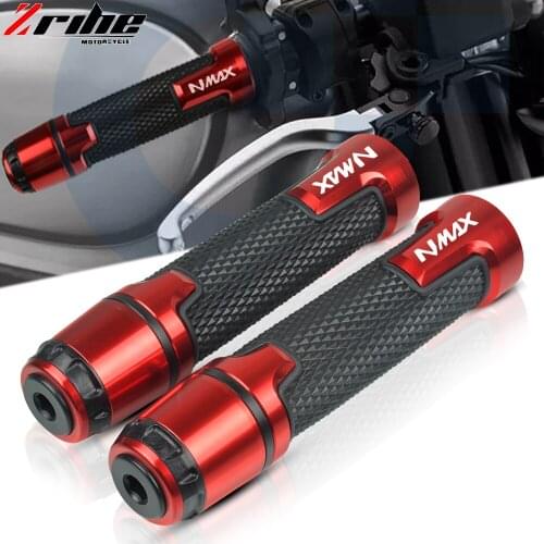 2019 NEW LOGO N-MAX 7/8'' 22MM CNC Motorcycle handle grips racing handlebar grip For YAMAHA NMAX N-MAX 155 2015 2016 2017