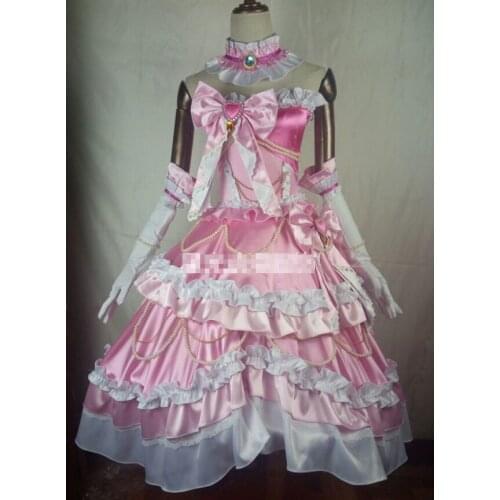 Anime! Aikatsu Stars!Shiratori Hime Sexy Sweet Lolita Dress Uniform Cosplay Costume Party Stage Performance Outfit Free Shipping