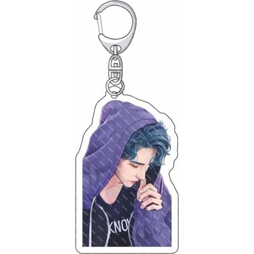 Keychain Man The Untamed Keyring Women Mo Dao Zu Shi Acrylic Grandmaster of Demonic Cultivation Wang Yibo Keychain