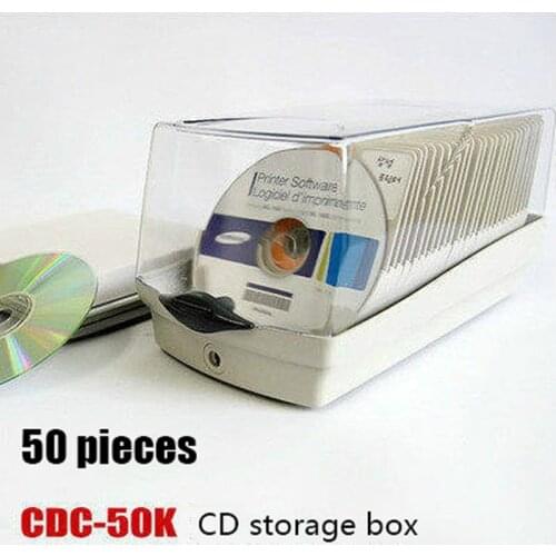 A Ausuky Anti-theft Lock Portable 50 Disc Capacity DVD CD Case for Car Media Storage CD Bag -20