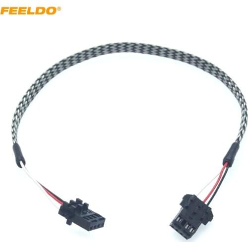 FEELDO 1PC Auto HID Bulb Socket Adapter Connector Cable For D1S D1R D3R D3S Bulb and Ballast Wire Harness Styling Accessorie