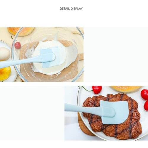 Hot Sale 3PCS/Set Silicone Cream Scraper Kitchen Utensils Cooking Supplies Multi PurposeS Oil Brush Kitchen Baking Tool