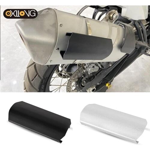 Motorcycle Hot Springs Exhaust Pipe Protector Heat Shield Cover Guard Anti-scalding Cover TENERE700 CRF1000L CRF1100L R1250GS