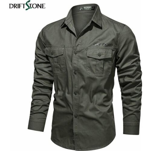 Cotton Mens Combat Army Shirts Plus Size 4XL Mens Military Tactical Shirt Long Sleeve camisa militar Male Shirt