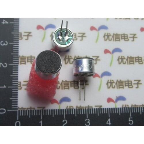 With pin 9 * 7mm electret condenser microphone / pickup for microphone (sensitivity 52D)