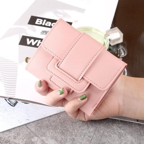 Cute Purse Small Wallet Women Fashion Mini Short Luxury Big Clutch Bag Female Coin Bag Credit Card Holder Wholesale Purses