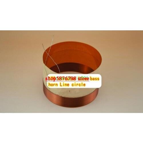 1pcs 100mm 8ohm 8Ω Round wire speaker bass voice coil KSV kabitong skeleton