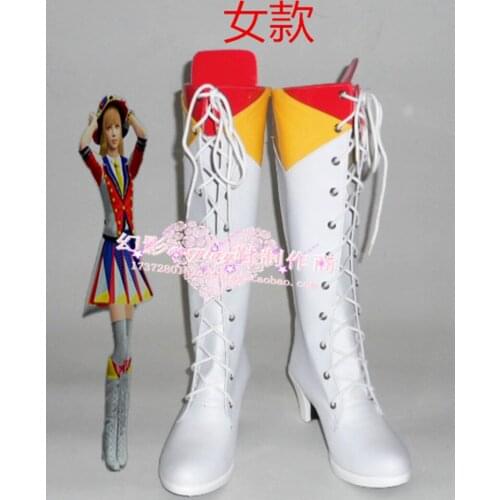 Lucky Cookie Perfrmance Party Halloween Cosplay Shoes Boots H016