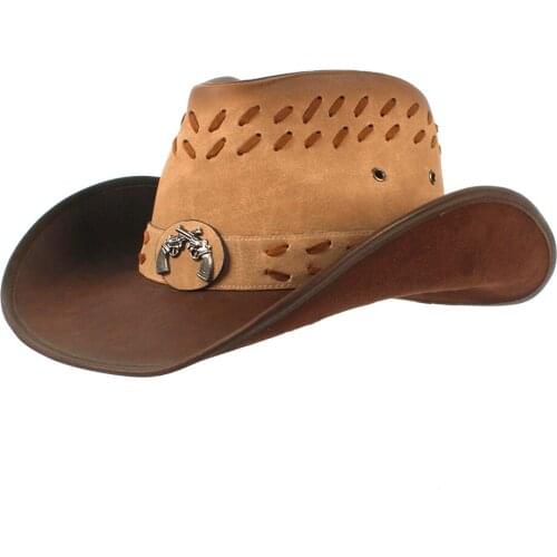 Fashion Men Straw Western Cowboy Hat Summer Gentleman Sombrero Hombre Caps Dad Godfather Hats Dropshipping Size 58-59CM