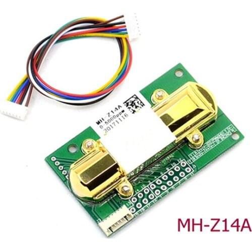 Infrared carbon dioxide sensor module MH-Z14A serial port PWM analog output 0-5000ppm