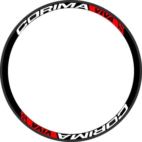 VIVA S 700c Wheels Rim Stickers Road Bicycle Wheels Decals for CORIMA Wheelset 35/38/40/50/50/55/60mm Depth 700C 2 Wheels