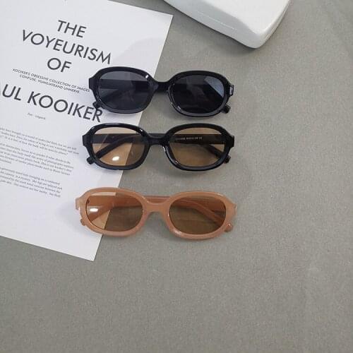 Trendy European and American Sunglasses Men Retro Big Face Thinning Street Shooting Concave Shaped Oval Sunglasses Women