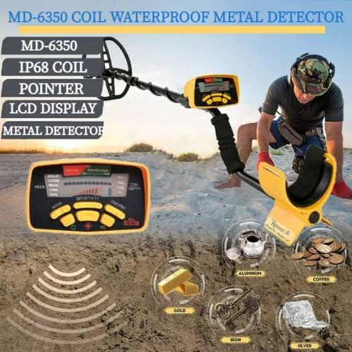 MD-6350 Underground Metal Detector Gold Digger Treasure Hunter Portable Professional Metal Detector Detection Equipment
