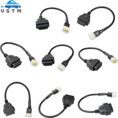 OBD2 Connector for Motorcycle Motobike For 3pin 4pin For 4Pin For 6pin Moto For OBD OBD2 Extension cable
