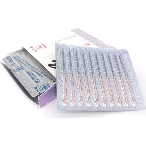 50%OFF HwaTo 100 pcs Copper Spring Handle Disposable Acupuncture Beauty Needle -No Dong Bang ,Best Price Free Shipping