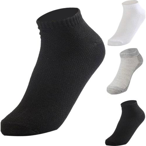Unisex Solid Color Breathable Mesh Anti-slip Low Cut Sports Ankle Boat Socks Women Sock Pattern Boat Sock for Summer Casual