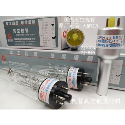 Vacuum Gauge Tube Ionization Vacuum Gauge Tube ZJ-10B / ZJ-27 Glass Gauge Tube Vacuum Sensor
