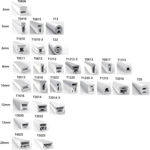 WS2811 WS2812B SK6812 LED Neon Rope Tube IP67 Waterproof Silica Gel Flexible Strip Light Soft Lamp Tube For Home Decoration
