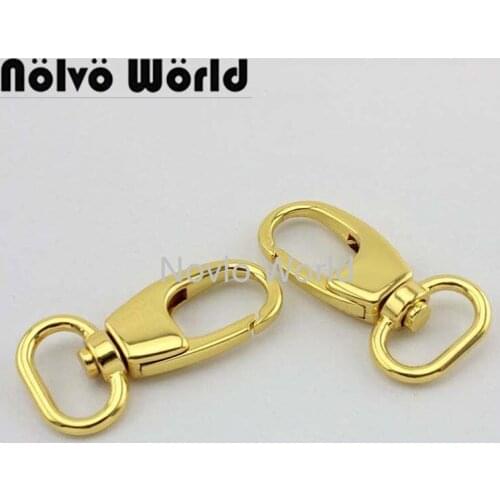 10-50 pieces 5 colors 4 size 2cm 2.5cm 3.2cm 3.8cm swivel Clasp hooks thick clasp for Genuine leather purse bags adjusted parts