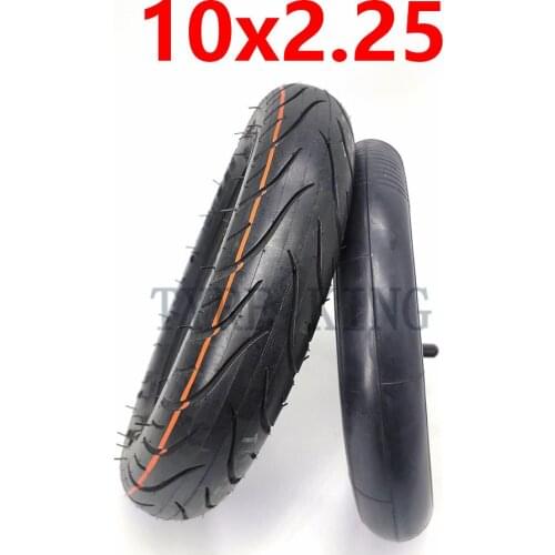 10 Inch Pneumatic Tire 10x2.25 Inner Outer Tyre Inflation Tire for Automatic Balancing Vehicle Electric Scooter Electric Bicycle
