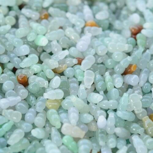 20 pcs A natural jade beads Burma jadeite Necklace Bracelet - small gourd gourd DIY beads