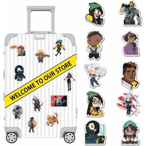 50/100pcs Valorant Stickers Shooting Game Project A Graffiti Motorcycle Helmet Luggage Skateboard Waterproof PVC DIY Decals Toys