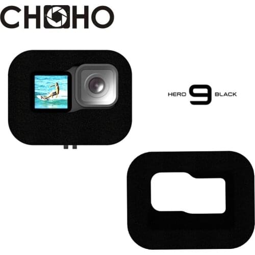 For Gopro Hero 9 Black Go Pro Hero9 Accessories WindSlayer Foam Windscreen Windshield Sponge Foam recording Cover Wind Cap Case