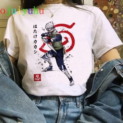 Hot Japanese Akatsuki Sasuke Itachi Clothes Unisex Summer Top Men Kawaii Harajuku Kawaii White T Shirt Couple Clothes
