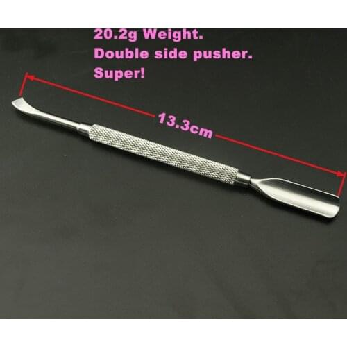 KIMAXCOLA 1PCS Nail File Cuticle Spoon Remover Manicure Trimmer Cuticle Pusher Stainless Steel Nail Tools,high quality