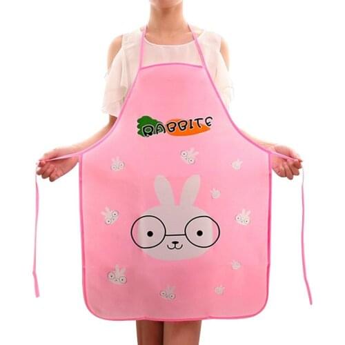 Kitchen Cooking Waist Bib Creative Women Apron BBQ Household Lovely Cartoon Apron Sleeveless Waterproof Anti-oil Aprons