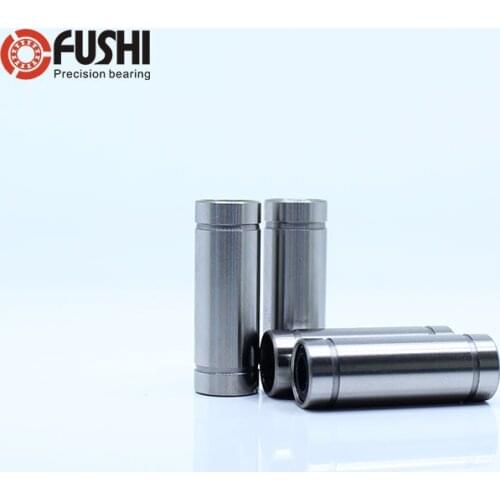 LM10LUU Linear Motion Bearing 10*19*55 mm ( 4 Pcs ) Long Type LM10 LM 10mm Linear Bearings LM10 LUU