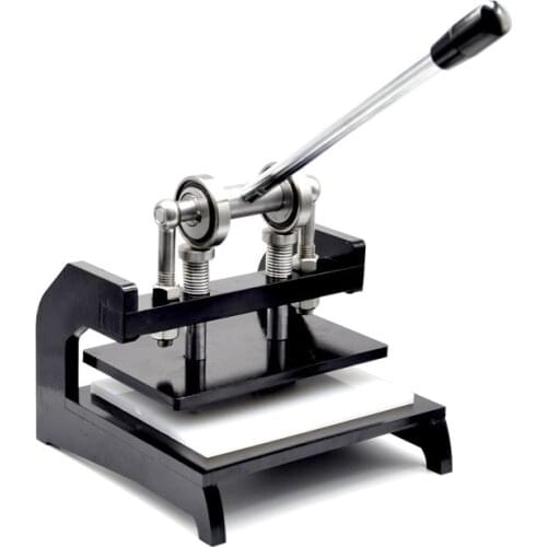 Multi-function manual press manual knife die cutting machine leather cloth cutting machine punching machine embossing machine