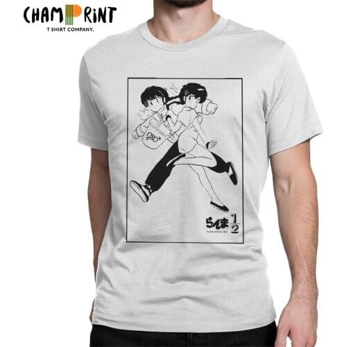 Men Ranma 1/2 Special Edition T Shirts Pure Cotton Clothing Funny Short Sleeve Round Neck Tees Unique T-Shirt