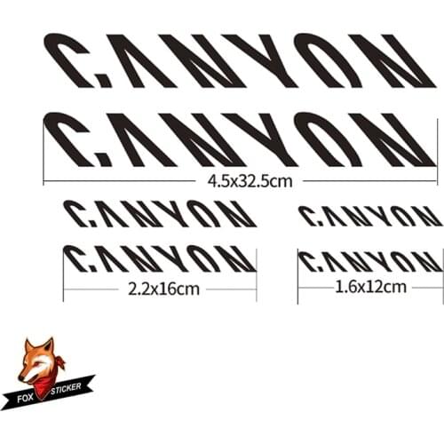 Bicycle Frame Sticker for Canyon Road Bike Mountain Bicycle MTB Race Cycling Decals CANYOU