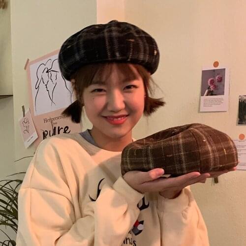 New Auutmn Winter Hats Women Solid Plain Octagonal Newsboy Cap Ladies Casual Wool Hat Warm Beret Womens Painter Caps Fisherman