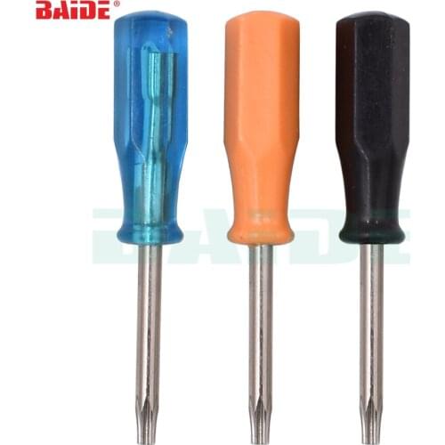 NEW Security Screwdriver for Xbox 360/ PS3/ PS4 Tamperproof Hole Repairing Opening Tool Screw Driver Torx T6 T8 T10 2000pcs/lot