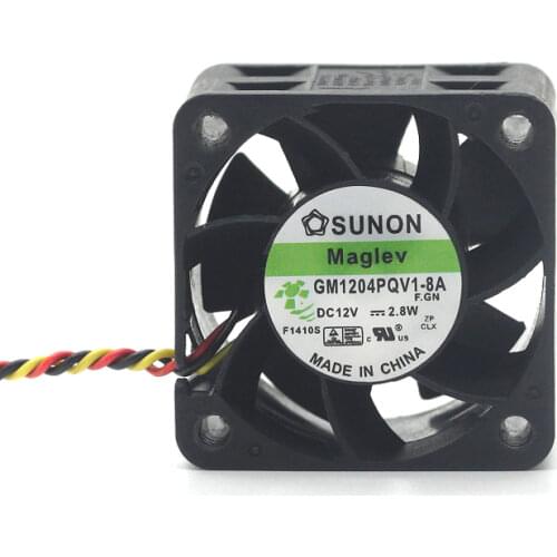 4028 GM1204PQV1-8A 12V 2.8W 4cm high speed server fan