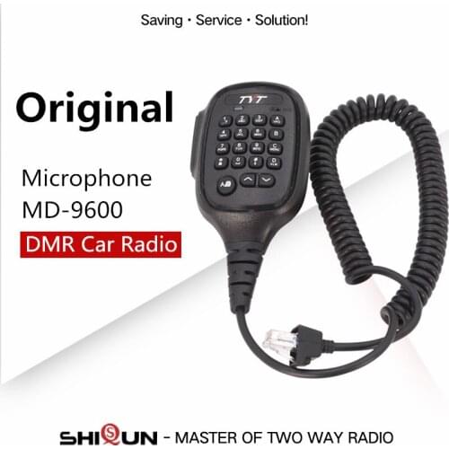 Original Microphone Speaker Mic for TYT MD-9600 Car Walkie Talkie MD 9600 Compatible with RT90 Microphone Speaker DMR Car Radios