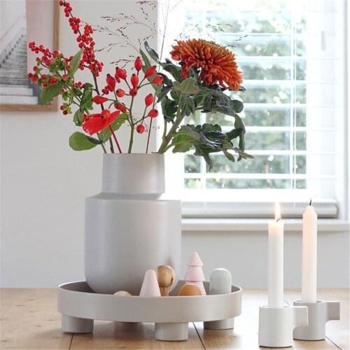 Nordic Storage Tray Multifunctional Kitchen Basket Fruit Holder Cup Drain Rack Desktop Display Decoration for Cosmetic Perfume