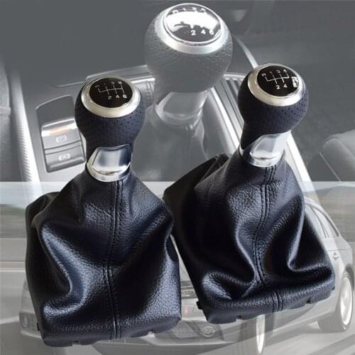 5/6 Speed Car Gear Knob Sheath Cover Parts Manual Boot Frame Base Shell Shift Protector For Audi A4 B8 Passat Cc Auto Supplies