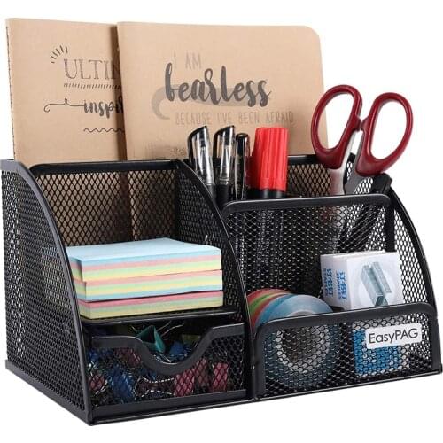 Mesh Magazine Holder Newspaper Rack Stationery Storage Box Desk Organizer For Document Letter File Tray For Home & Office