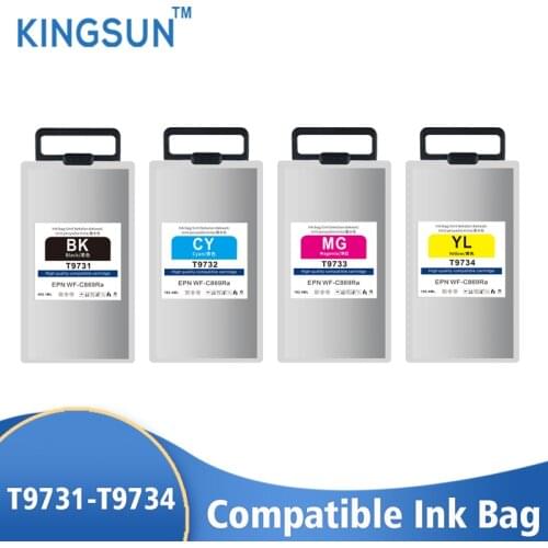 T9731 T9732 T9733 T9734 Compatible Printer Ink Bag Cartridge For WF-C860 Series WF-C869 Series WF-C869R WF-C869RDTWFC