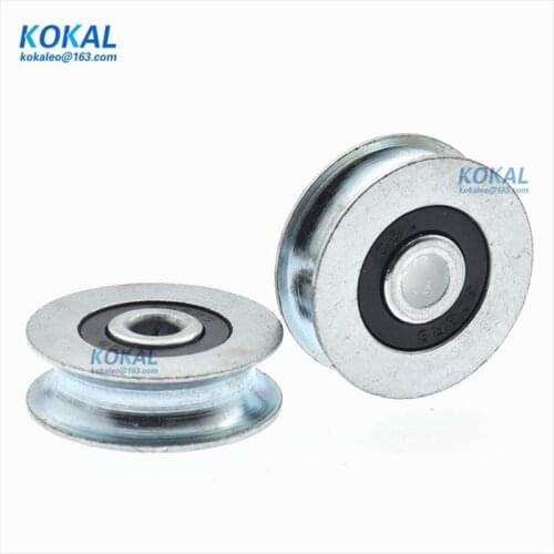 [U0632-10] 1pcs/lot 626ZZ Ball Bearings V/U Groove Pulley Bearing Used In Rail Track Linear Motion System Ball Bearing Hardware